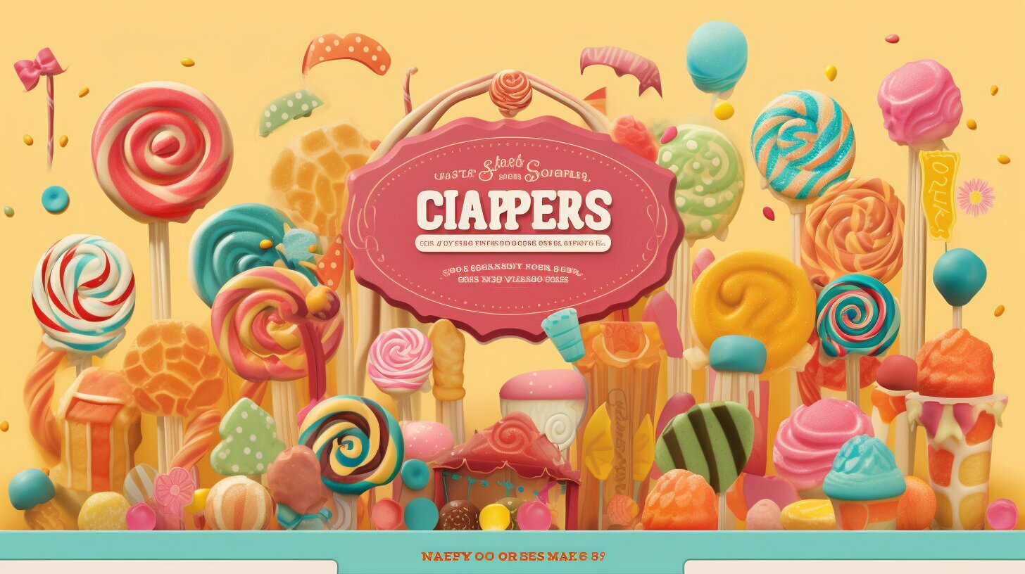 candy shop website design