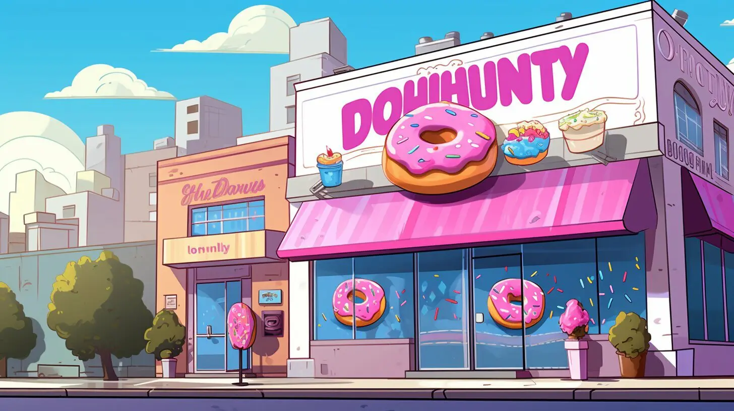 donut shop website design